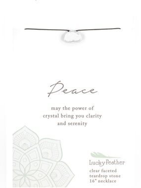 Color Power Necklace - Crystal - Hope